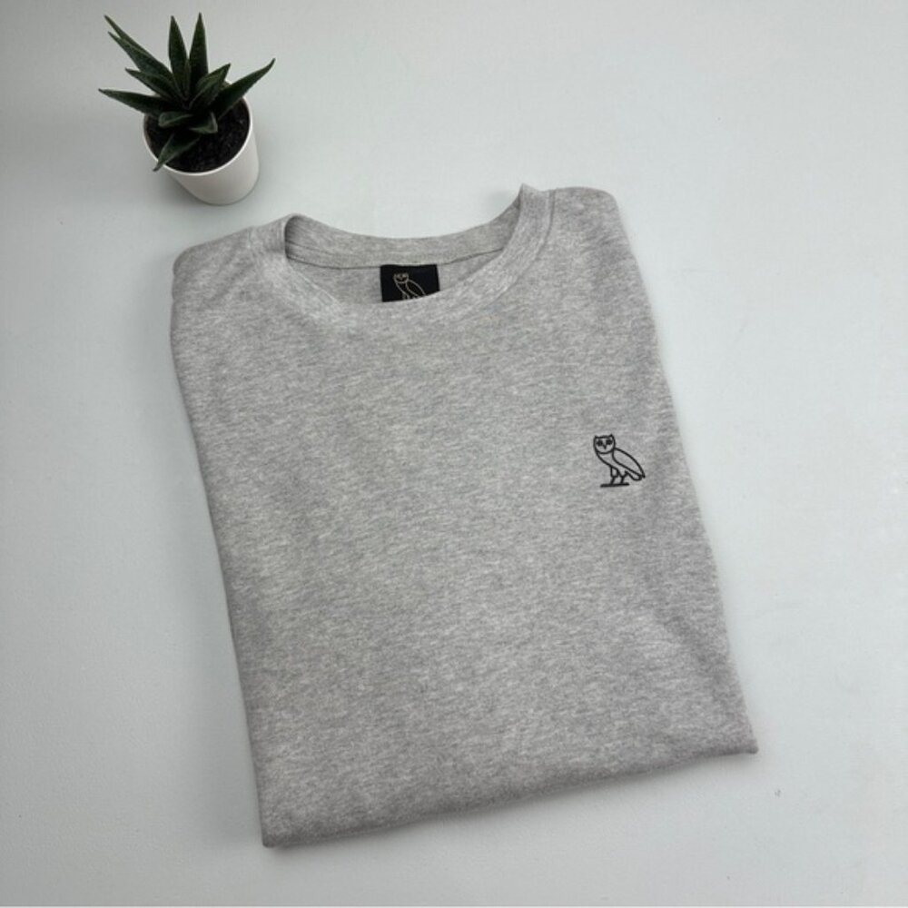 OVO October’s Very Own long sleeve gray shirt